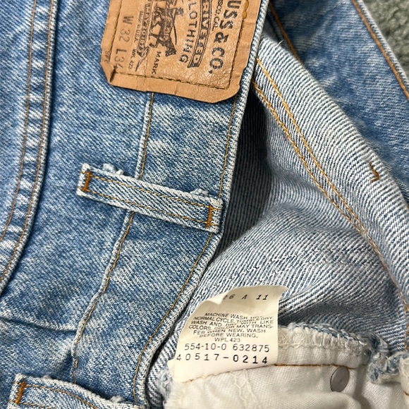 Levi's Vintage Orange Tab 517 Boot Cut Men's Blue Jeans USA made 1980s - Picture 5 of 12